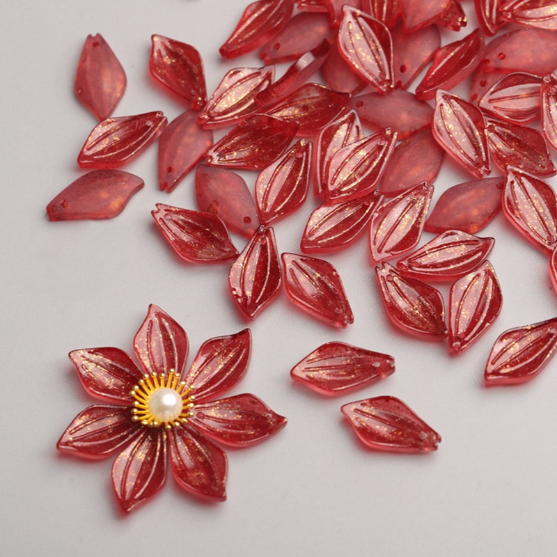 10pcs Flower Petal Shape 18x9m - Jewelry Making Qc avis et prix
