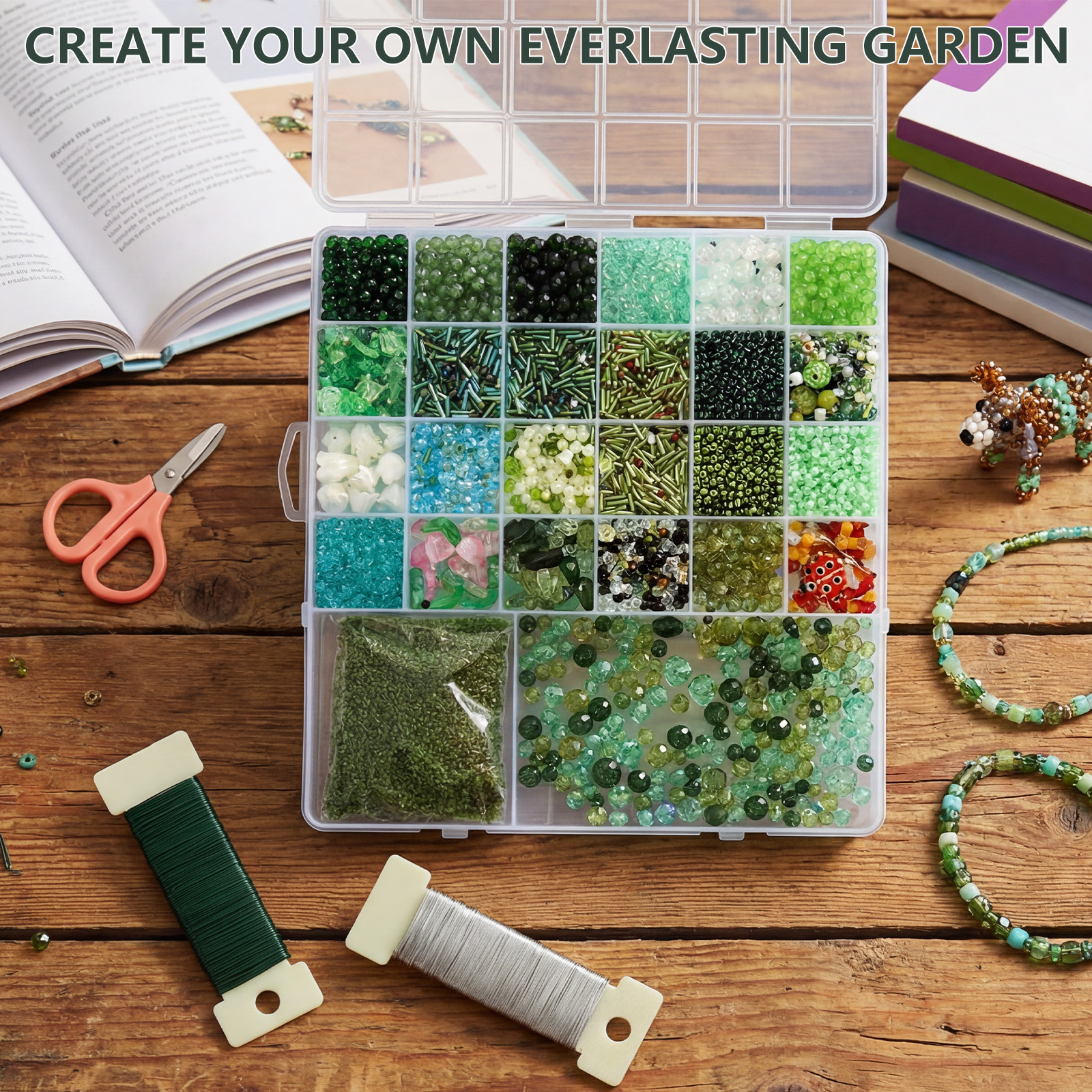 Beaded Plant Kit with Artifici - Jewelry Making Videos Tutorials avis et prix