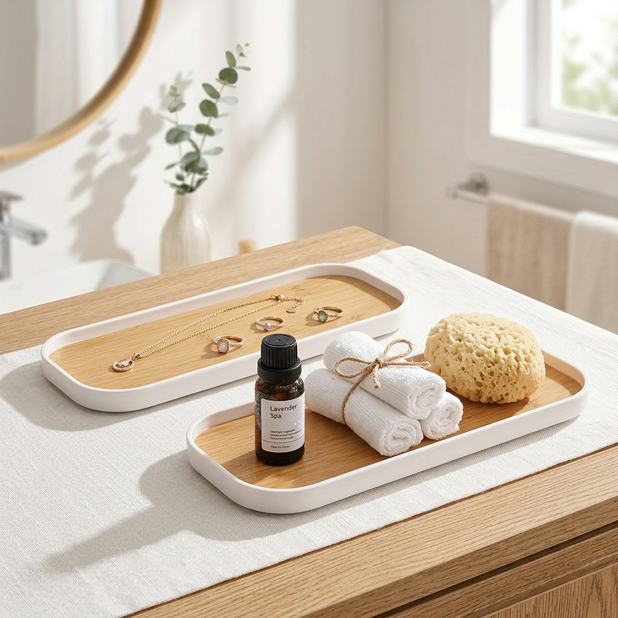 1-piece/2-piece Bathroom Vanit - Jewelry Making Tray avis et prix