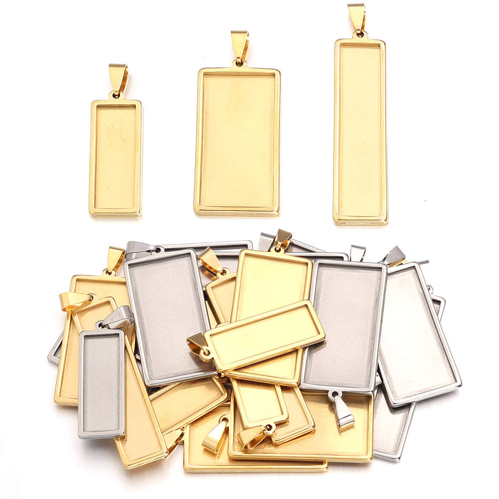 2pcs Stainless Steel Rectangle - Jewelry Making Tray avis et prix