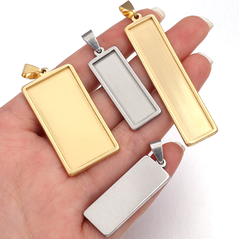 2pcs Stainless Steel Rectangle - Jewelry Making Tray avis et prix