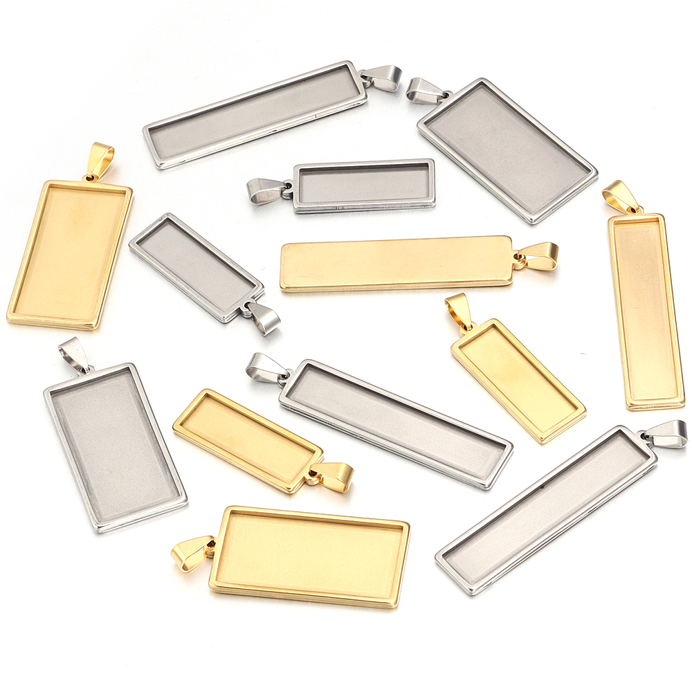 2pcs Stainless Steel Rectangle - Jewelry Making Tray avis et prix