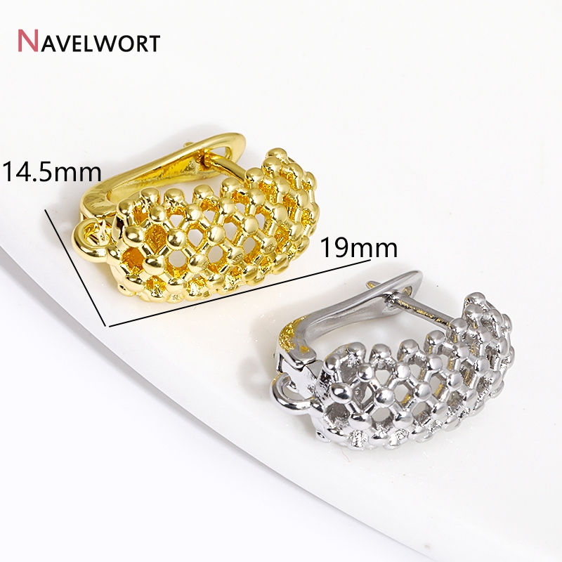 18K Gold Plated Brass  Hollow  - Jewelry Making Hardware avis et prix
