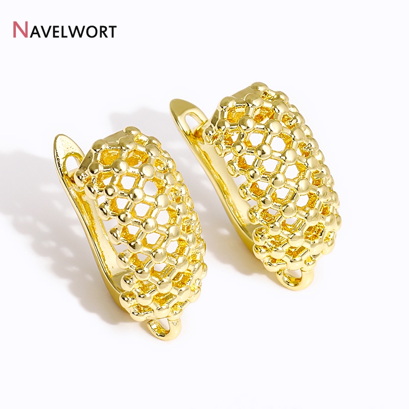 18K Gold Plated Brass  Hollow  - Jewelry Making Hardware avis et prix