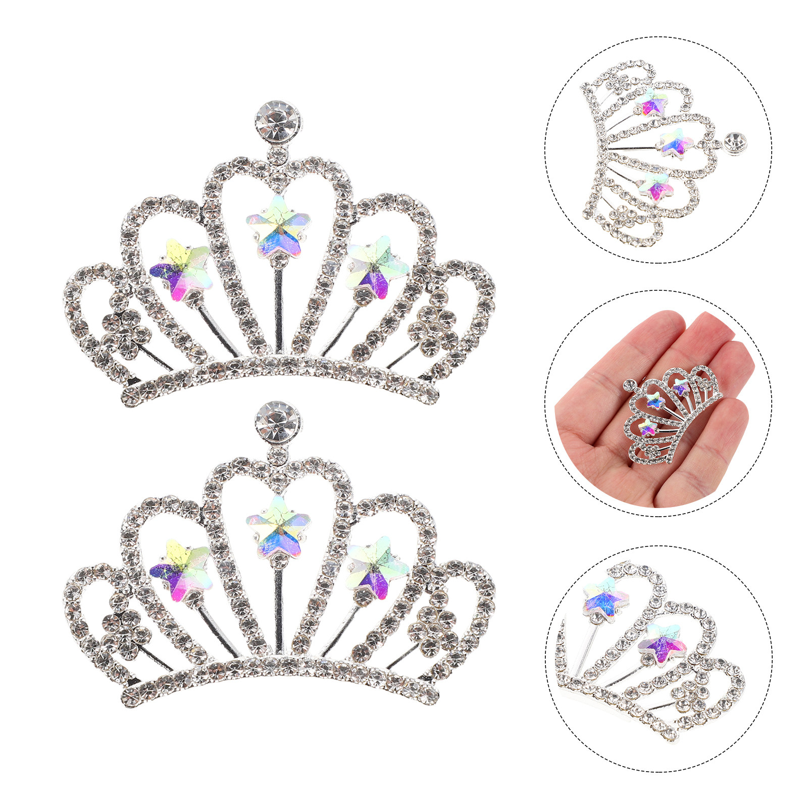 10Pcs Mini Crown Rhinestone Em - Jewelry Making For Adults avis et prix